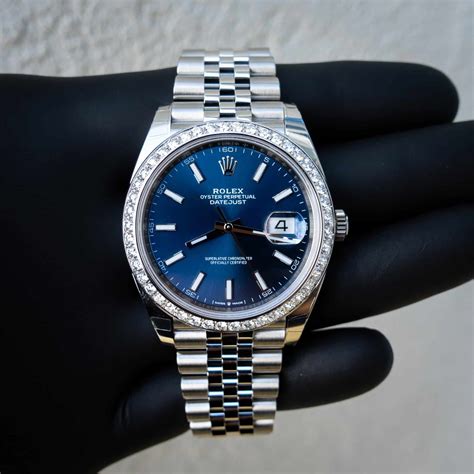 rolex datejust 41 jubilee vs oyster bracelet|rolex datejust 41mm blue dial.